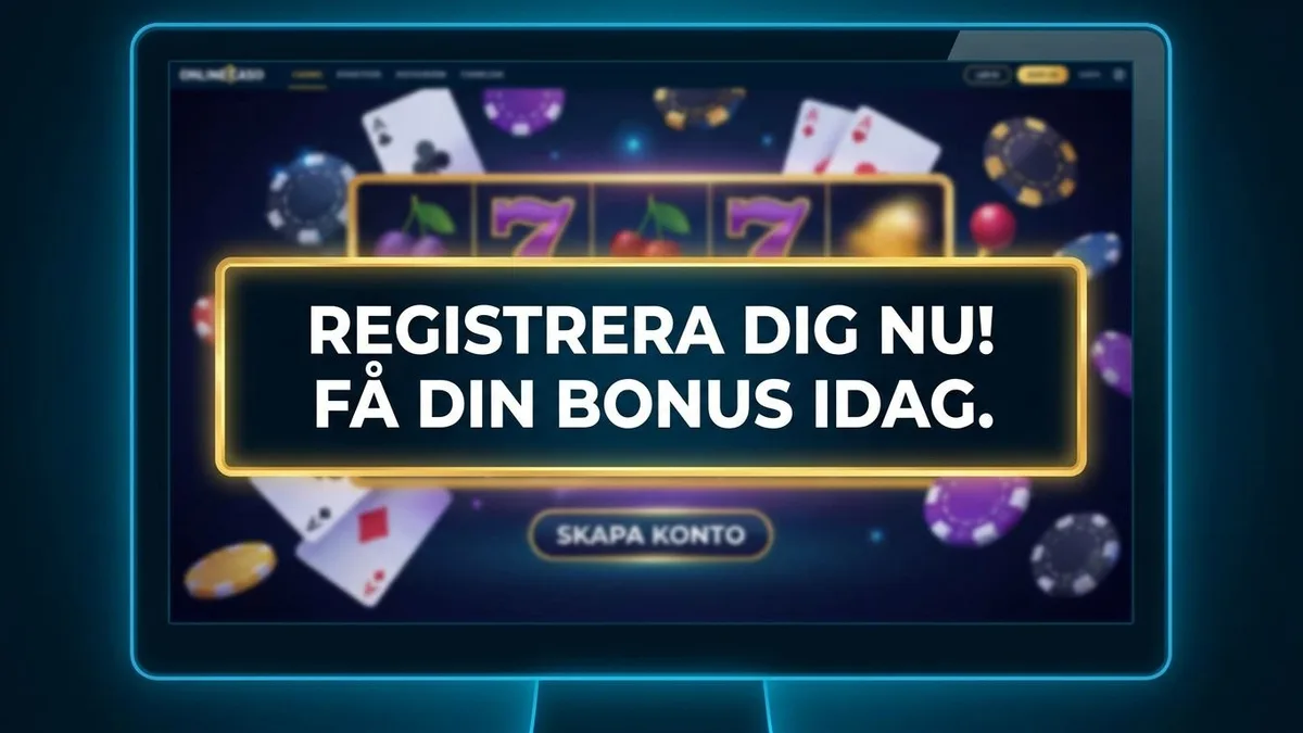 Registrera dig med bonus